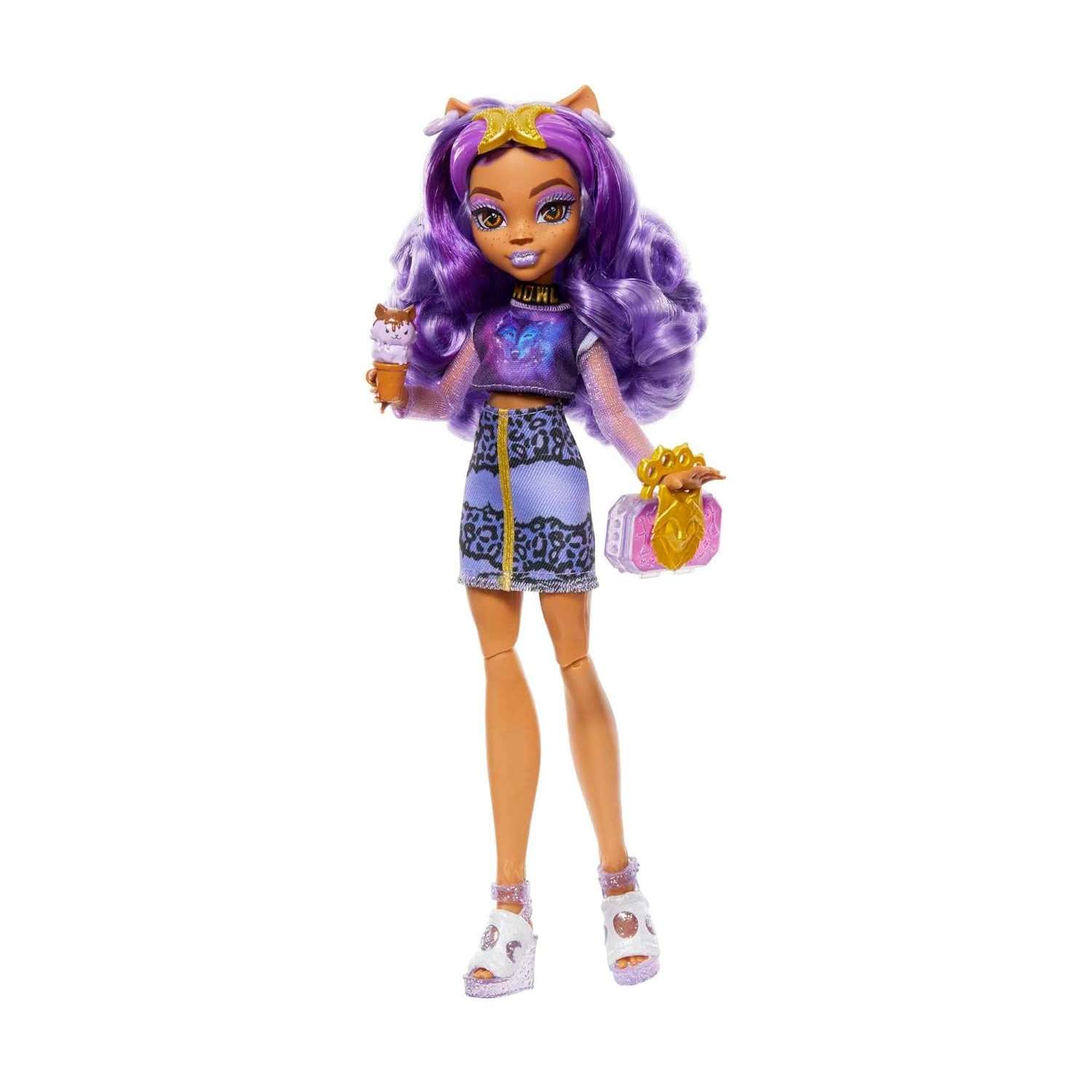 Кукла модельная Monster High Skulltimate Secrets Clawdeen HNF74 - фото 4