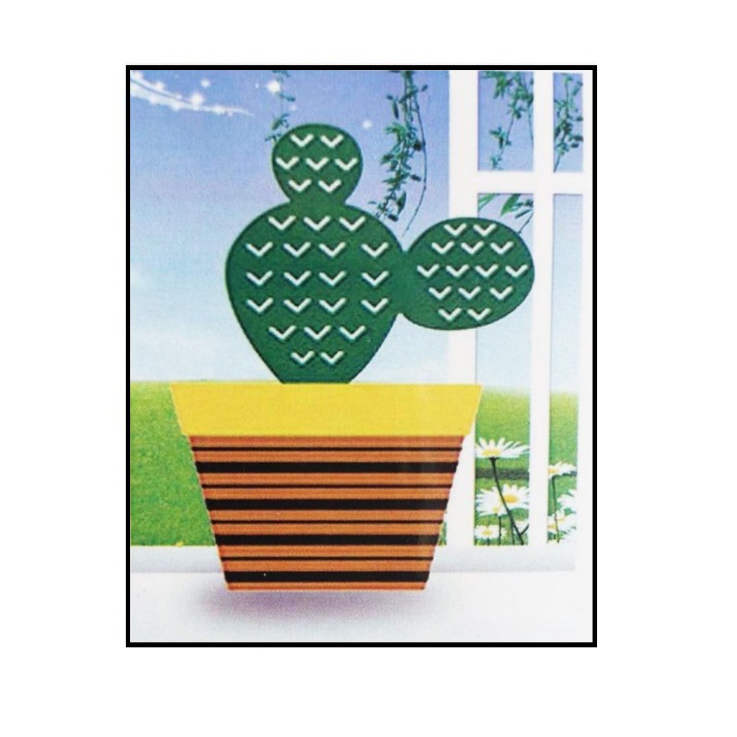 Алмазная мозаика Seichi Кактус в горшке - фото 2