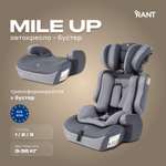 Автокресло Rant Basic Mile UP 1/2/3 (9-36 кг) серый