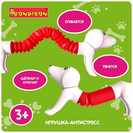 Пружинка Bondibon Собачка трубочка