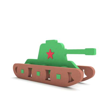 Конструктор ElBascoToys Танк блочный