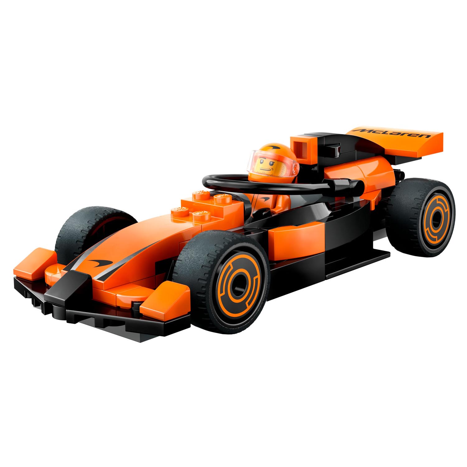 Конструктор LEGO City Гонщик и McLaren 86 дет. - фото 9