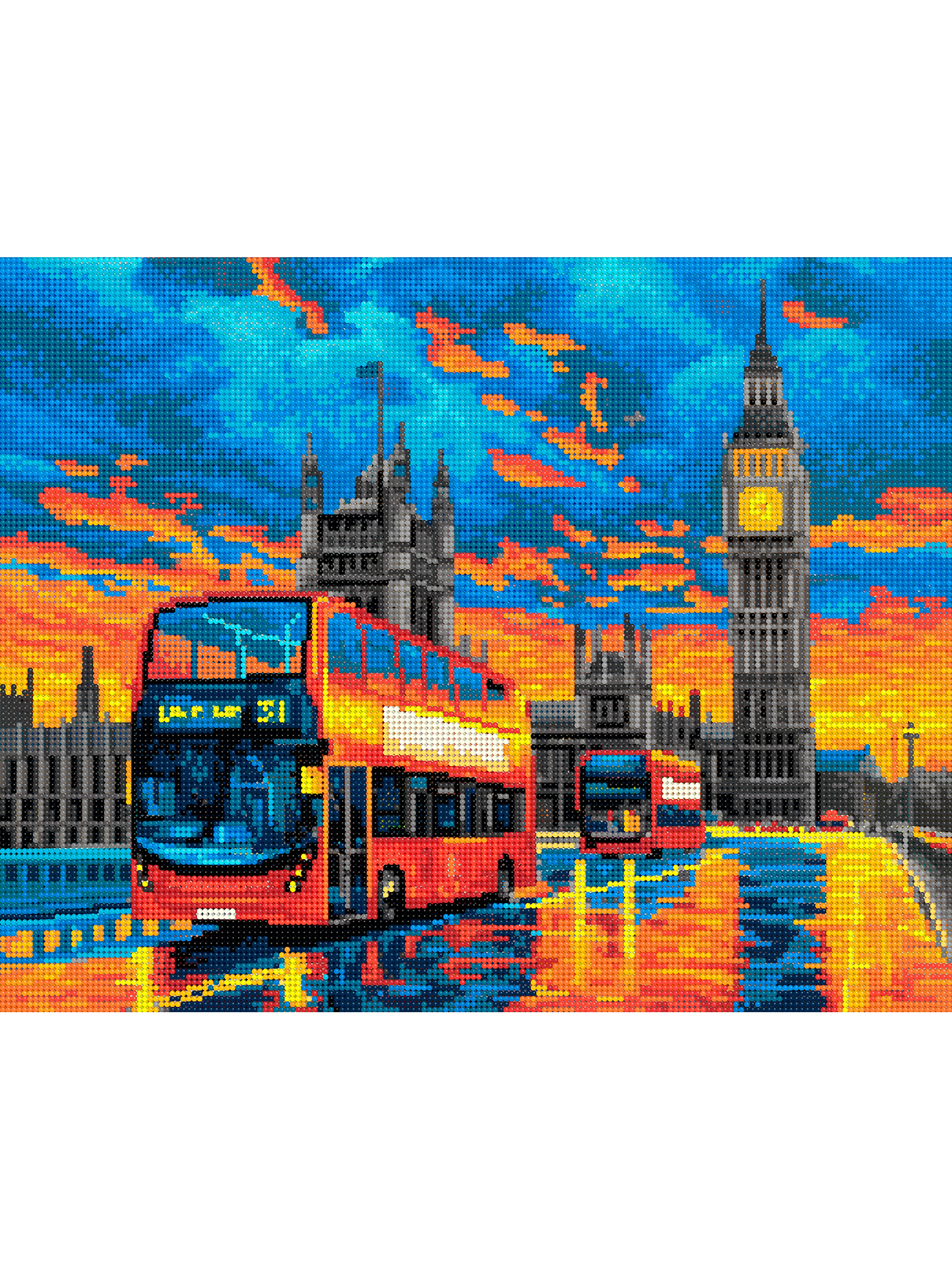 Алмазная мозаика Art on Canvas Вечерний Лондон в ассортименте - фото 2