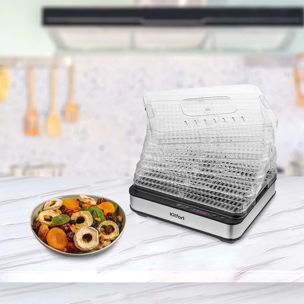 Сушилка для овощей и фруктов KITFORT КТ-1933 - фото 6