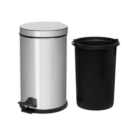 Ведро для мусора NAVAKO Andromeda 8L Chrome