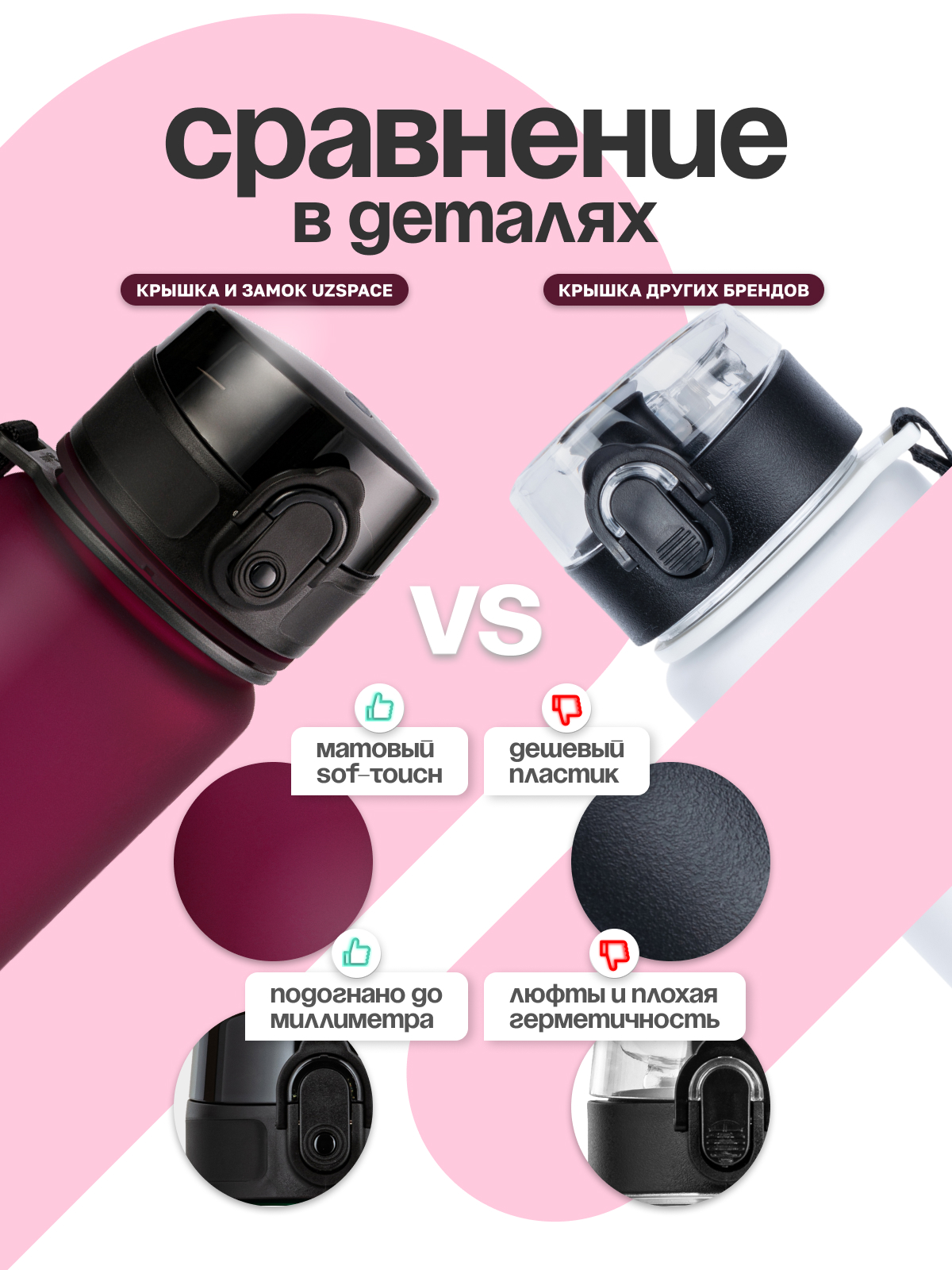 Бутылка UZSPACE 500 мл - фото 6