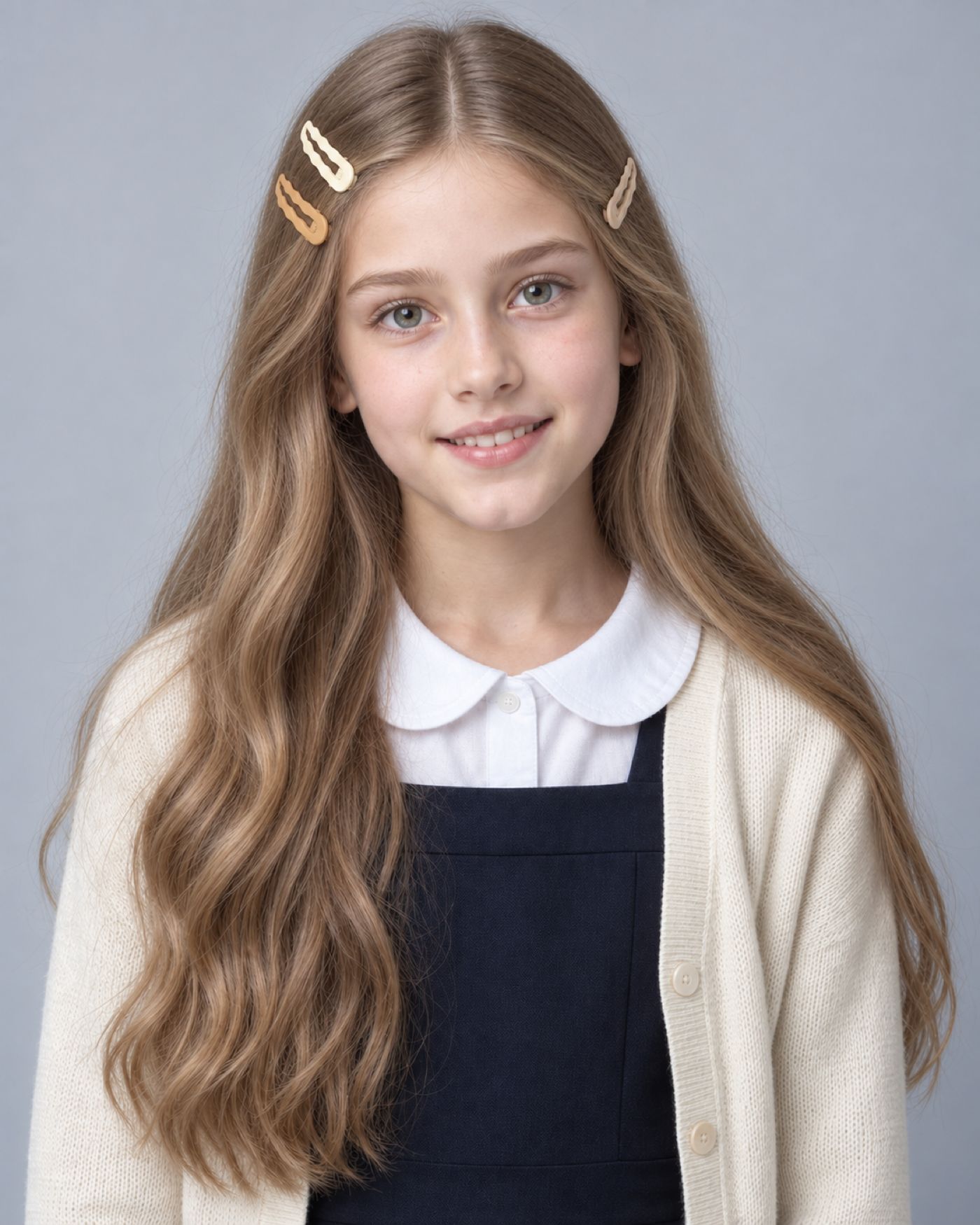 Заколка Demi Star Brown 3 шт. - фото 3