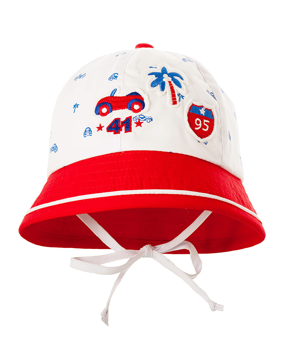 Панама Чудо-Кроха Te-63_бело-красный - фото 1