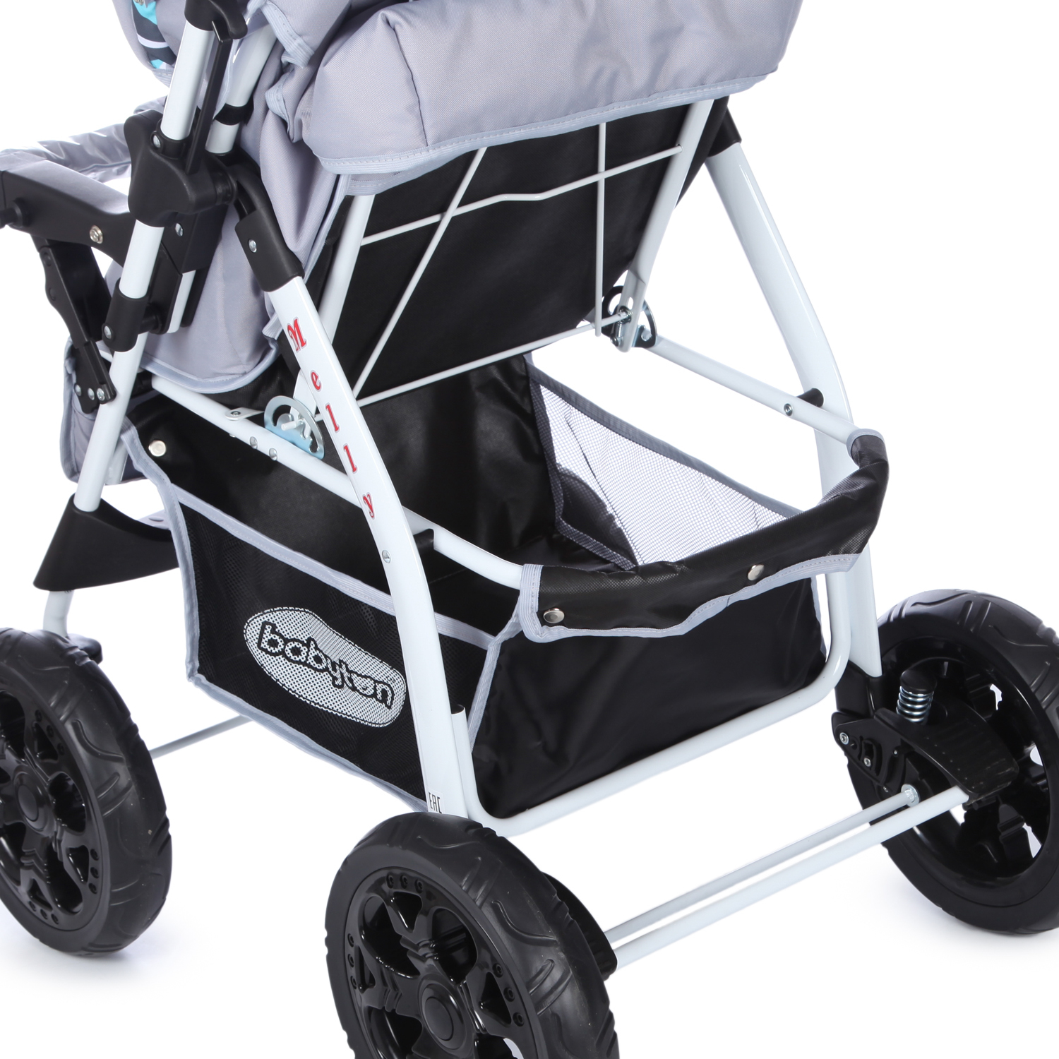 Коляска трансформер Babyton Melly Grey-Green серый - фото 12