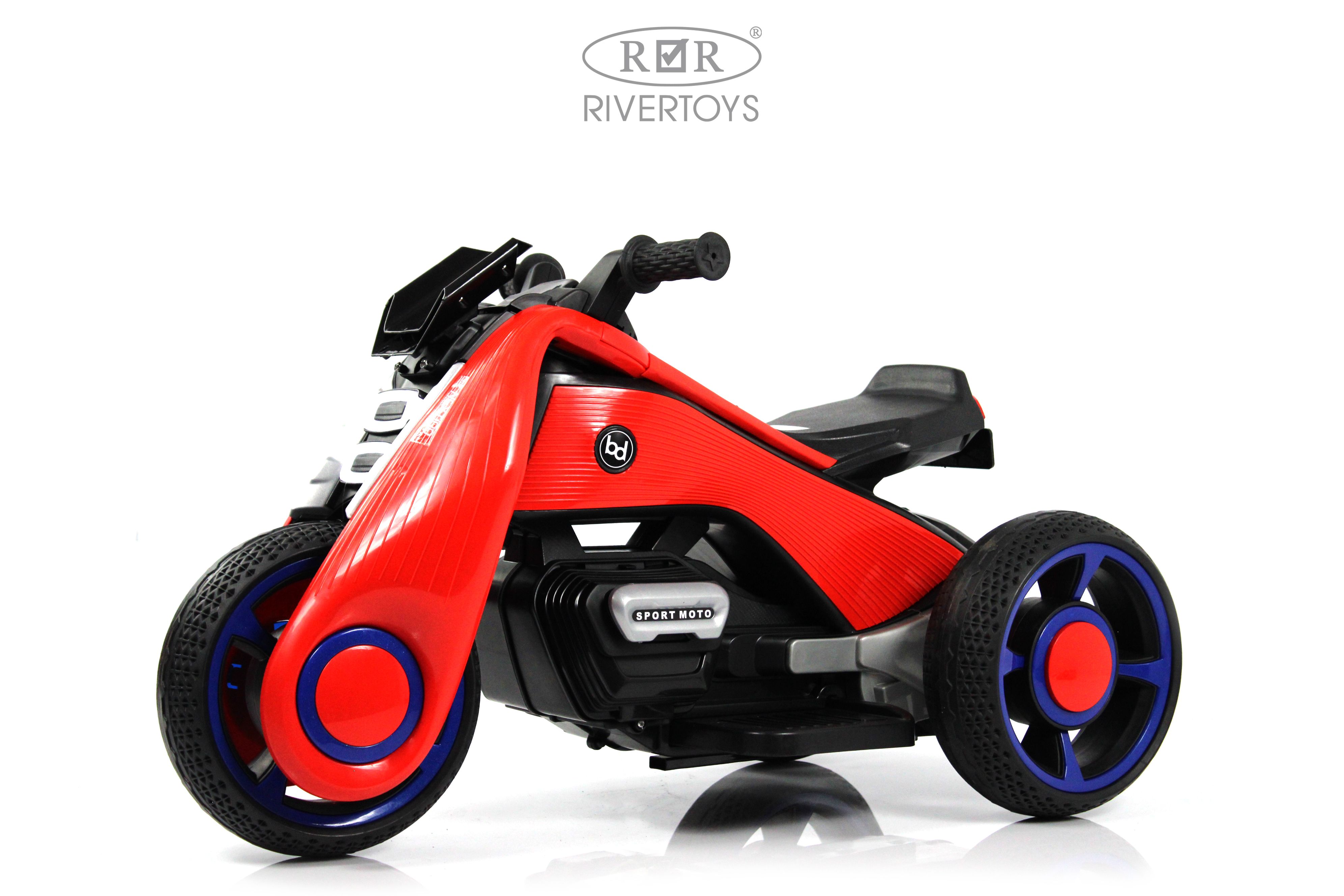 Электромобиль RIVERTOYS K333PX-RED - фото 12