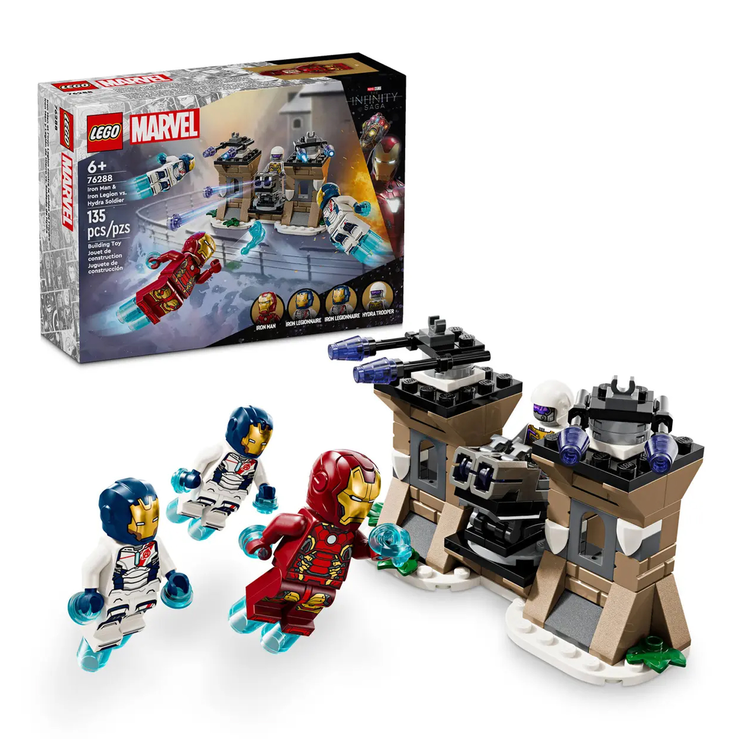 Конструктор LEGO Marvel Super Heroes Железный человек 135 дет. - фото 1