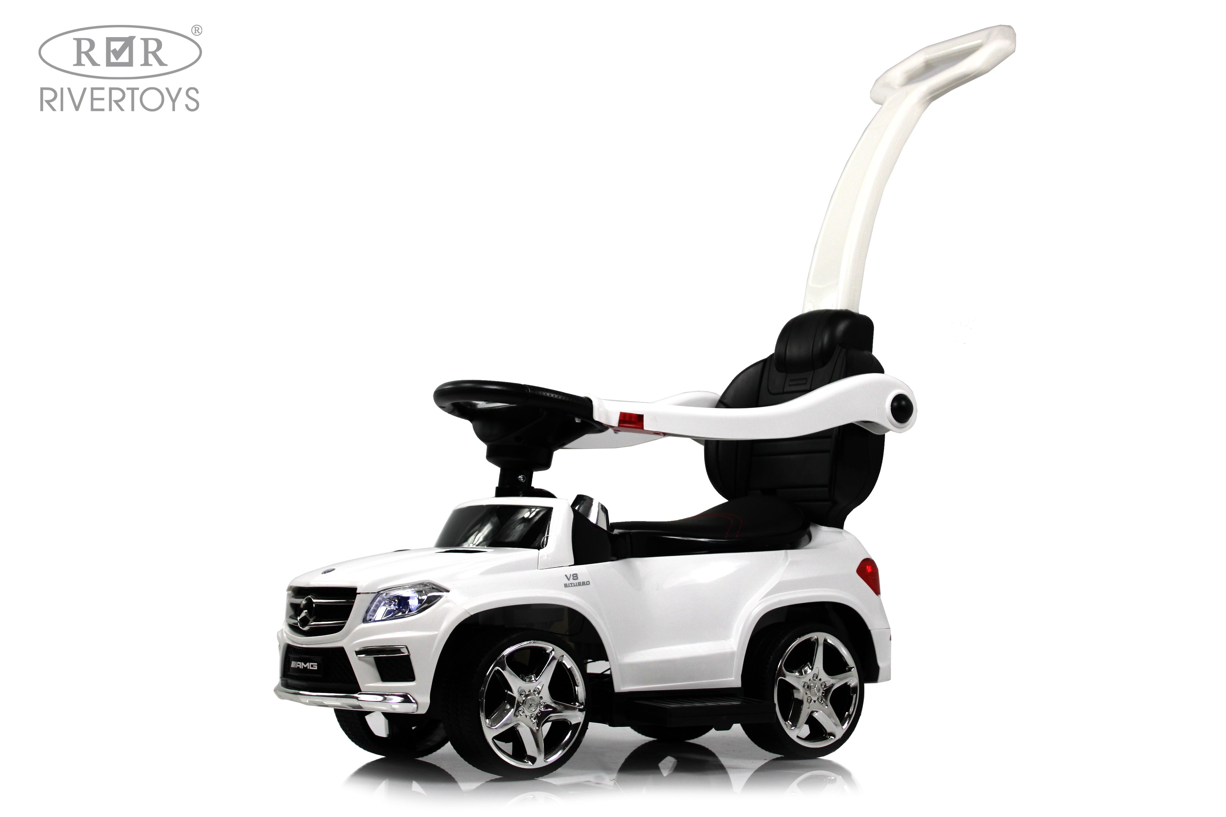 Электромобиль RIVERTOYS Mercedes A888AA-H-WHITE - фото 7
