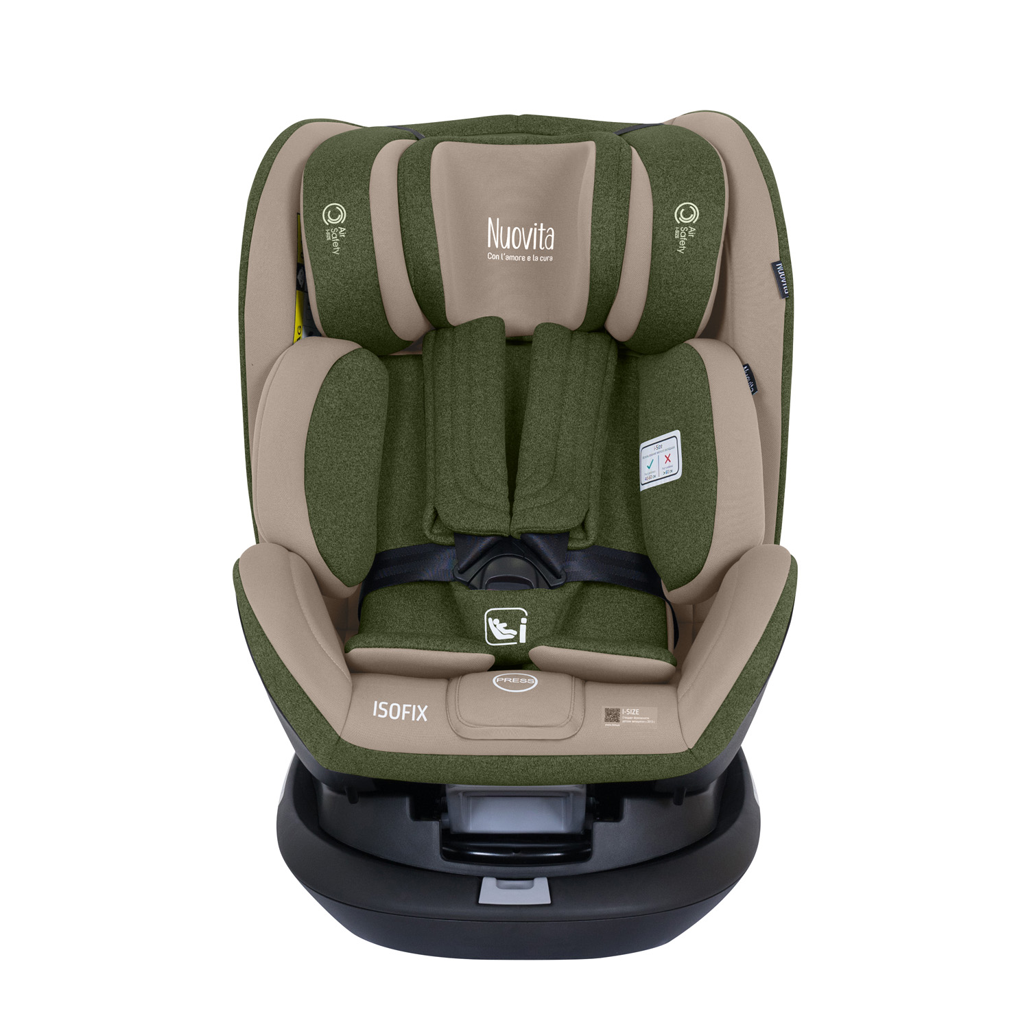 Автокресло Nuovita Isofix 0+/1/2/3 (0-36 кг) бежевый - фото 17