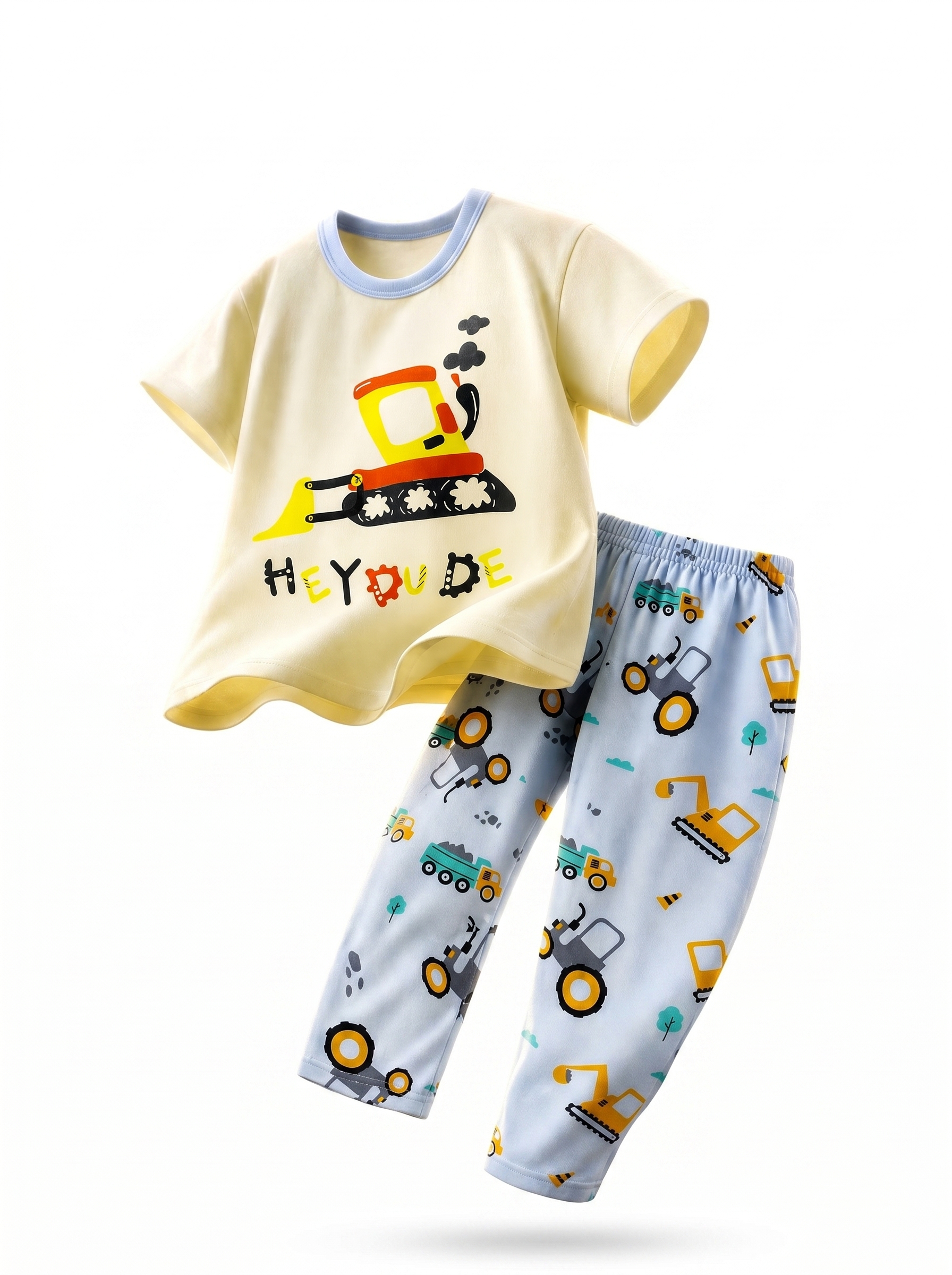 Костюм Bambooland summerlongpants_tractor - фото 1