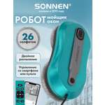 Робот мойщик окон с распылением Sonnen датчик от падения 26 салфеток приложение