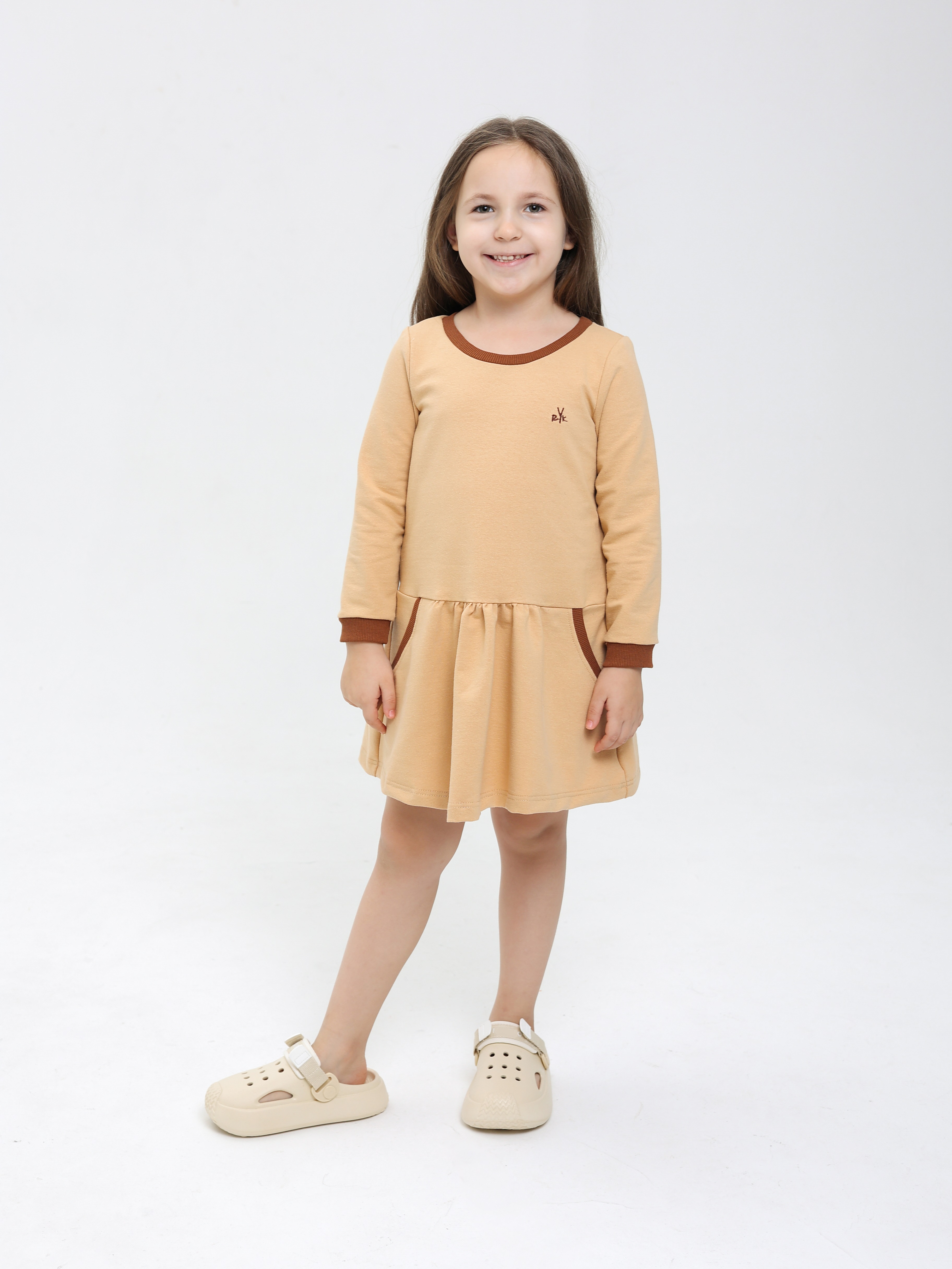 Платье RobyKris 27-9286-25/беж - фото 5