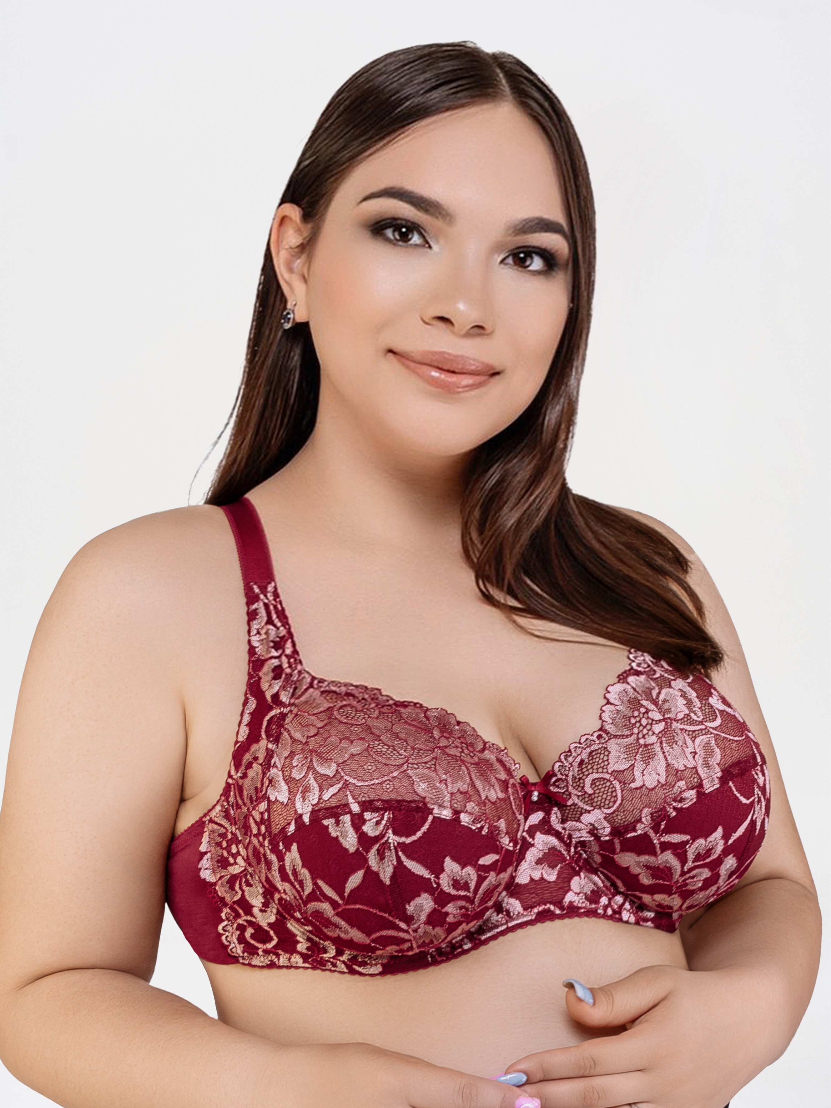 Бюстгальтер КрилоникО 195-4899/гранат - фото 6