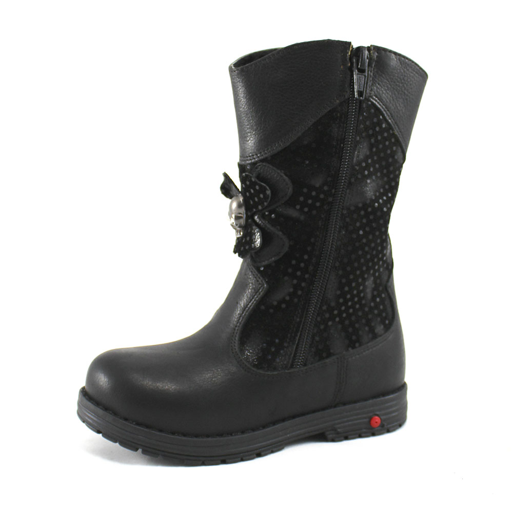 Сапоги Ascenzi 202-39-44-СВ EUROPEN Сапоги зимние для девочки,черный кожа - фото 1