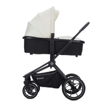 Коляска 2в1 Labala White Black