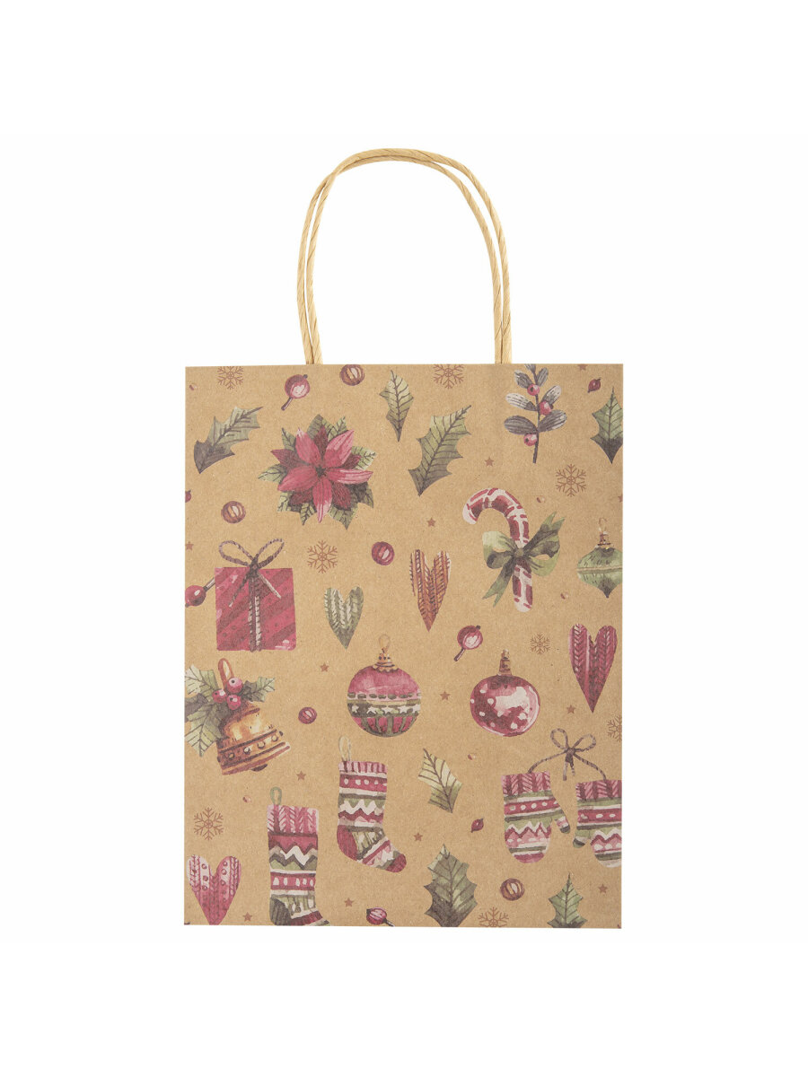 Пакет новогодний подарочный Золотая сказка набор 10 штук Новогодние Штучки - фото 4