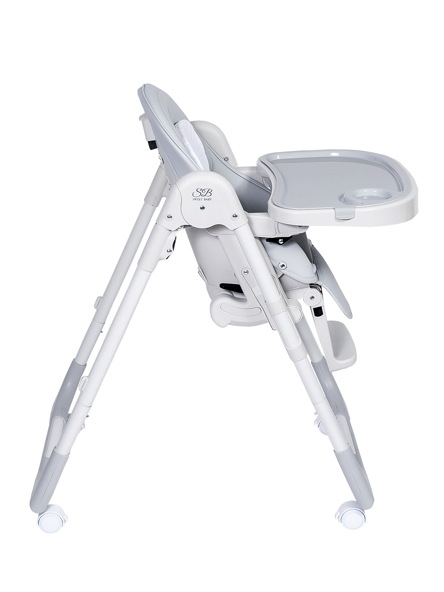 Стульчик для кормления Sweet Baby City Light Grey серый - фото 21