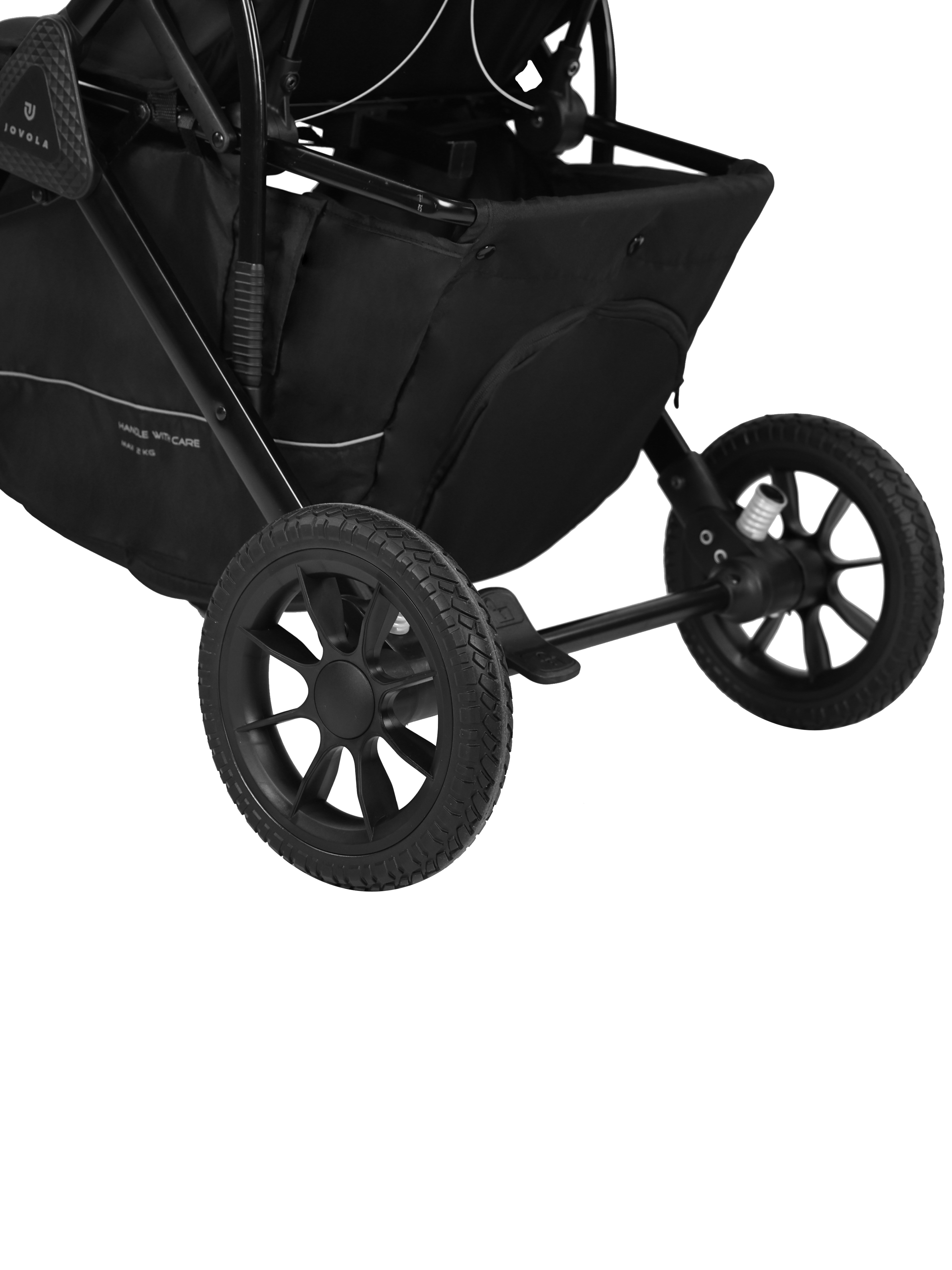 Коляска прогулочная JOVOLA Magma с перекидной ручкой черный - фото 34