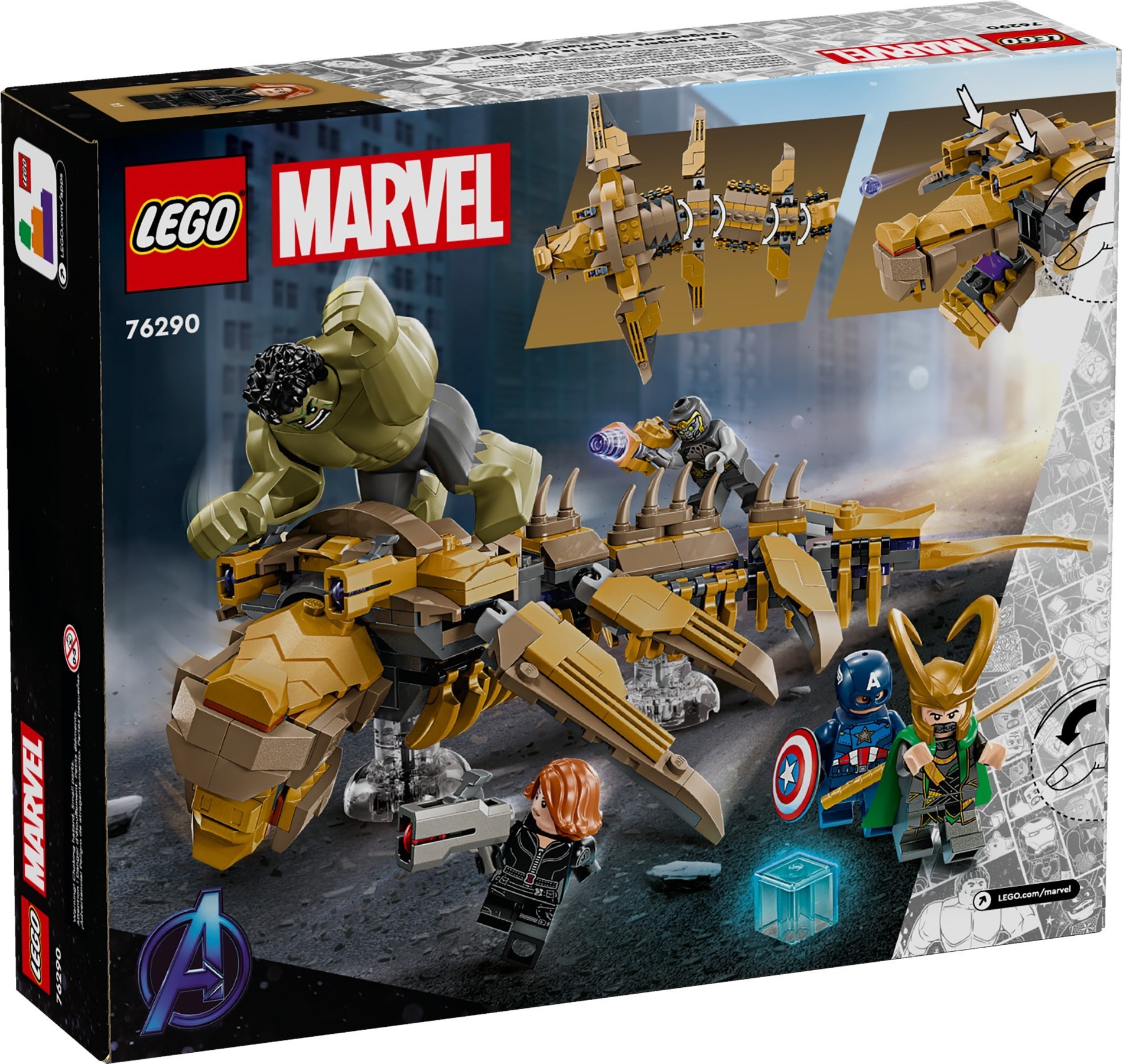 Конструктор LEGO Marvel Super Heroes 76290 347 дет. - фото 2