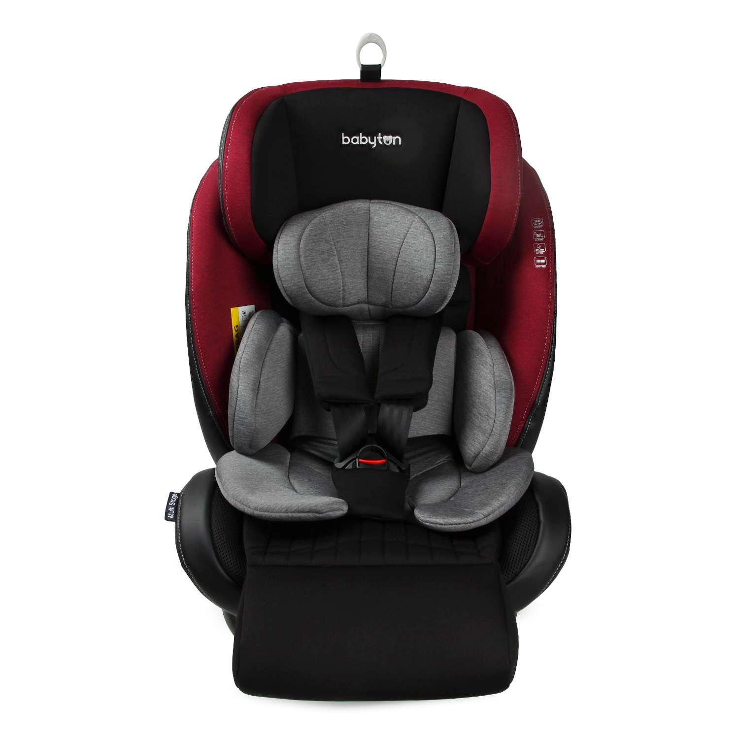 Автокресло Babyton Multi-Stage Black-Red Isofix 0+/1/2/3 (0-36 кг) - фото 9