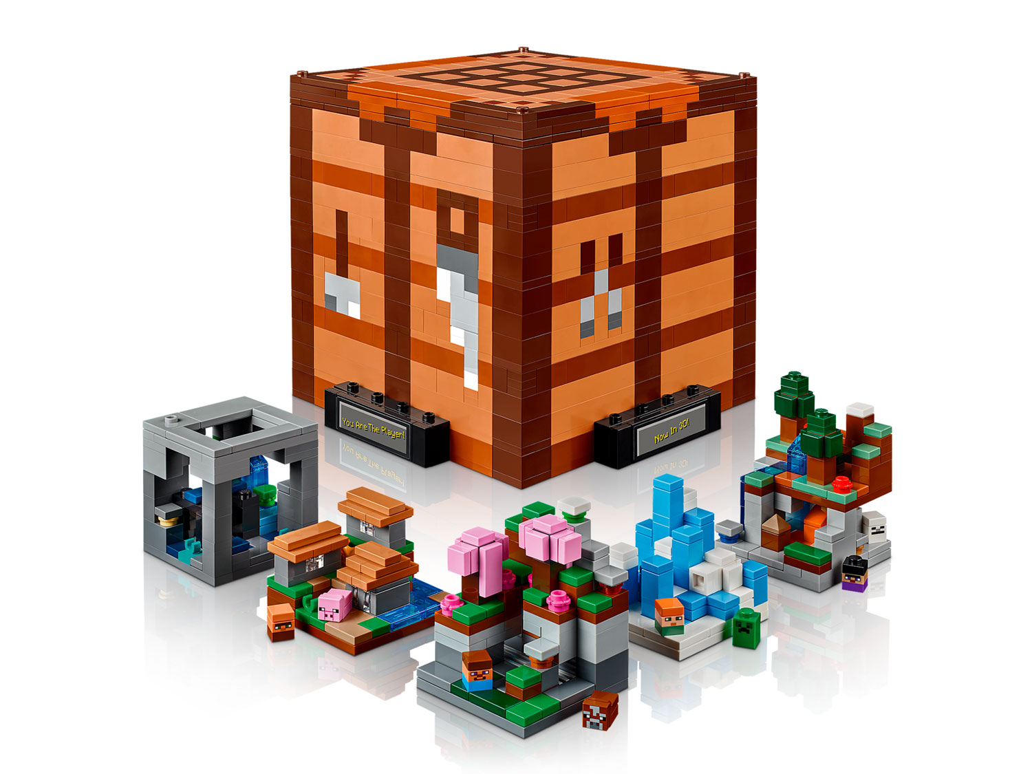 Конструктор LEGO Minecraft Культовый Верстак 1195 дет. - фото 3