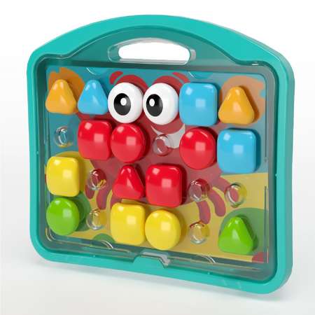 Мозаика Baby Toys для малышей Краб d4.5 33элемента 04102