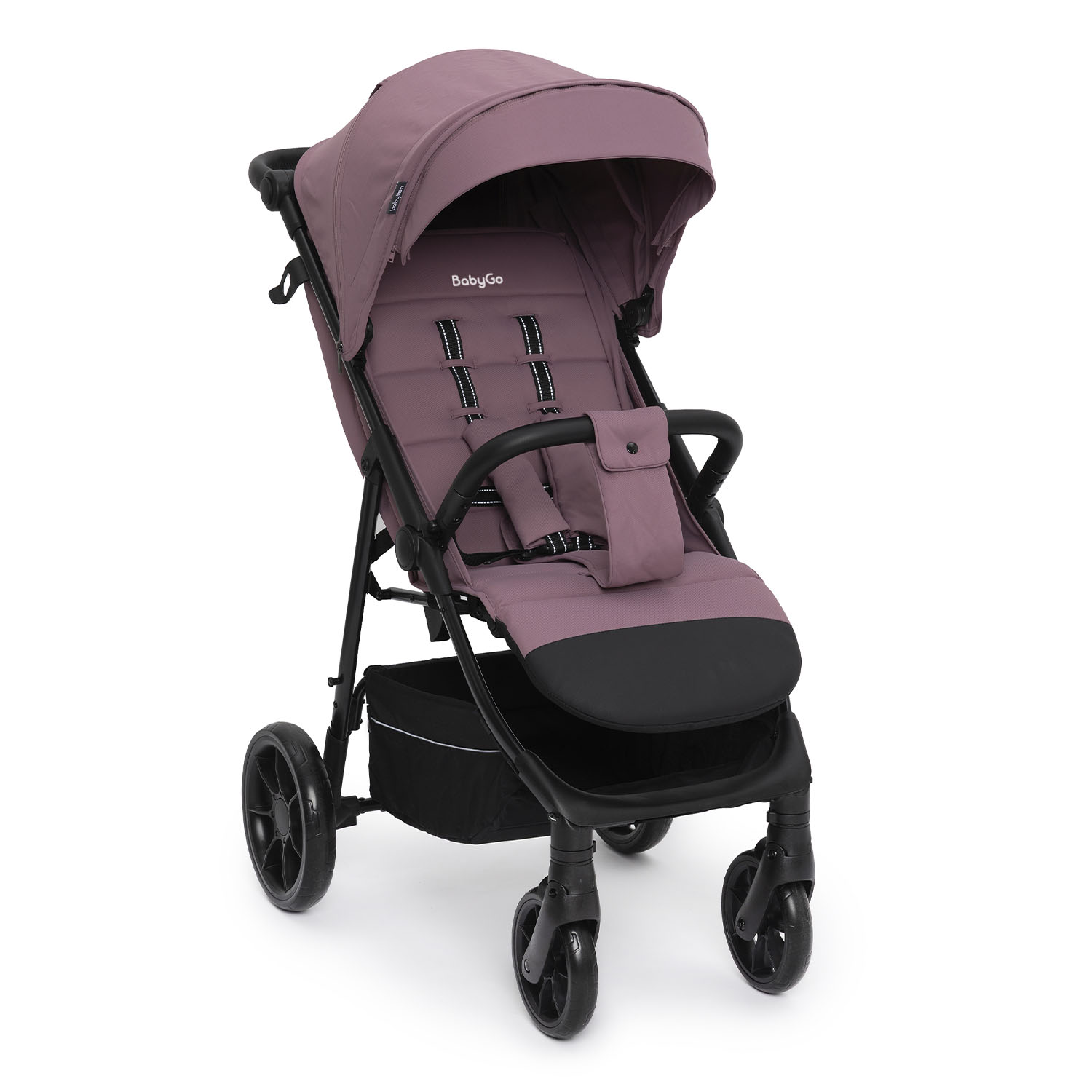 Коляска прогулочная BabyGo Magic New розовый - фото 1