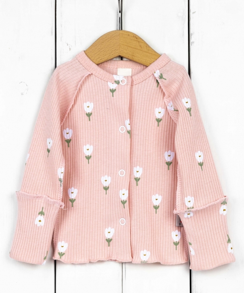 Распашонка Baby boom Р13/10-К Белые тюльпаны - фото 1