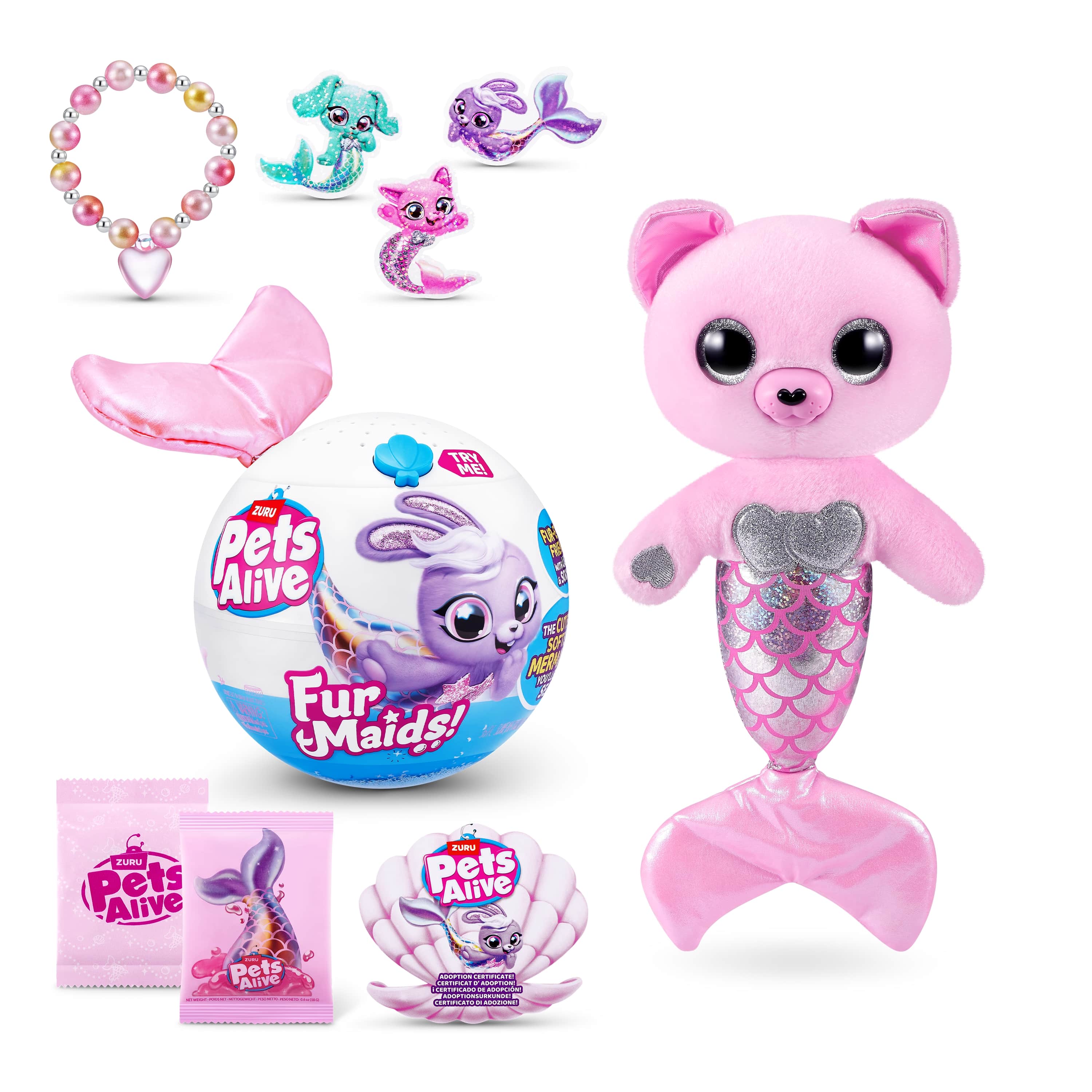 Игровой набор Zuru Pets Alive Интерактивная русалочка в ассортименте - фото 3