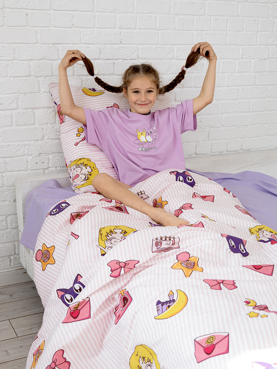 Комплект постельного белья BRAVO kids dreams Аниме полутораспальный 3 предм. - фото 12