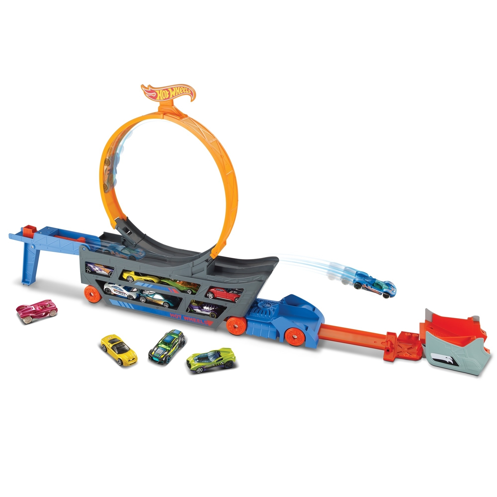Грузовик Hot Wheels Stunt and Go GCK38 - фото 5