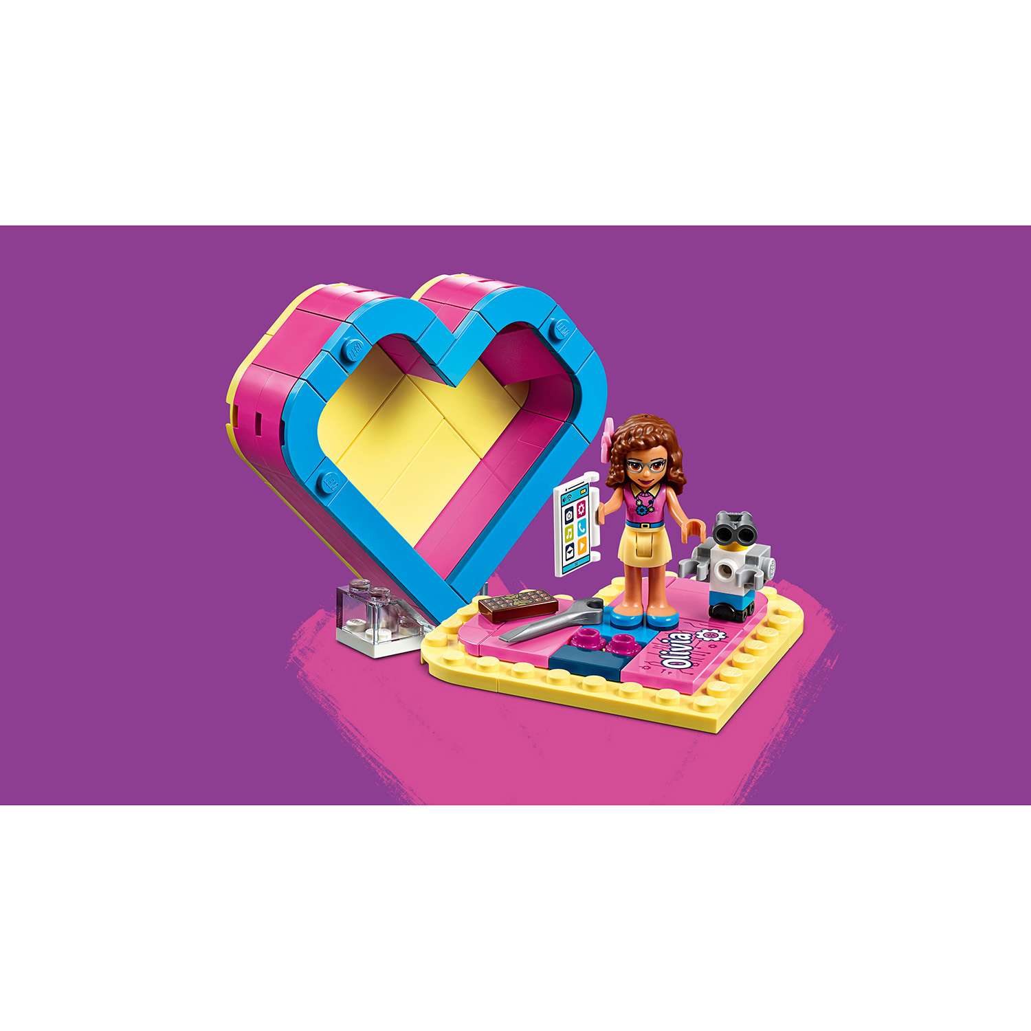 Конструктор LEGO Friends Шкатулка-сердечко Оливии блочный - фото 8