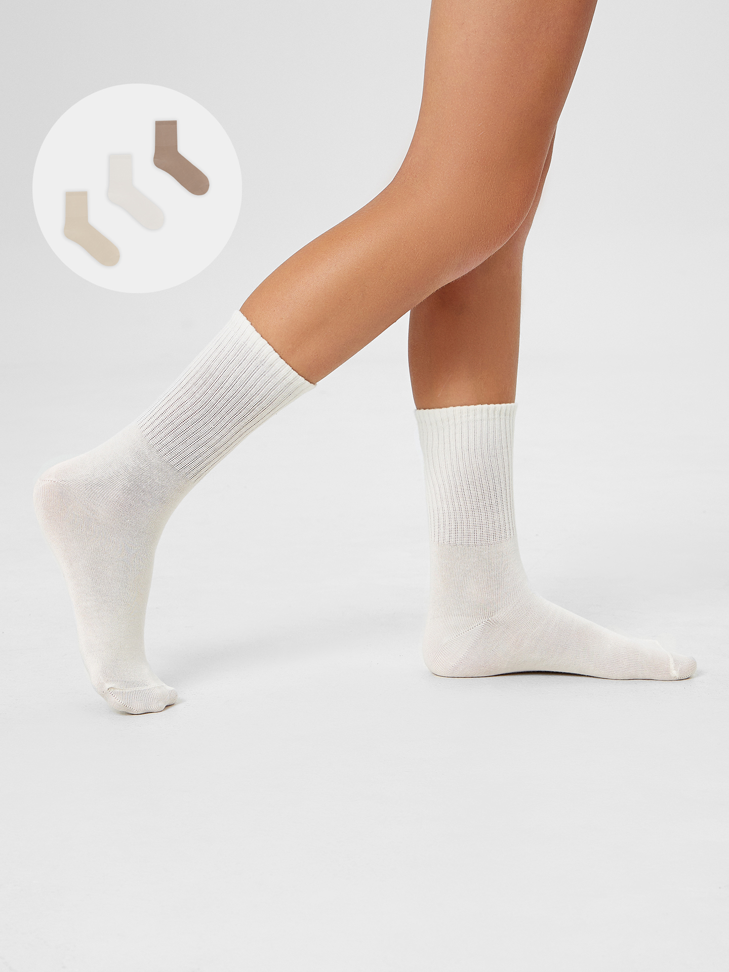 Изображение товара Носки подростковые в рубчик 3 пары Mark Formelle утепленные для спорта