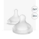 Соска Suavinex Anti-Colic силикон (средний поток) 2 шт.