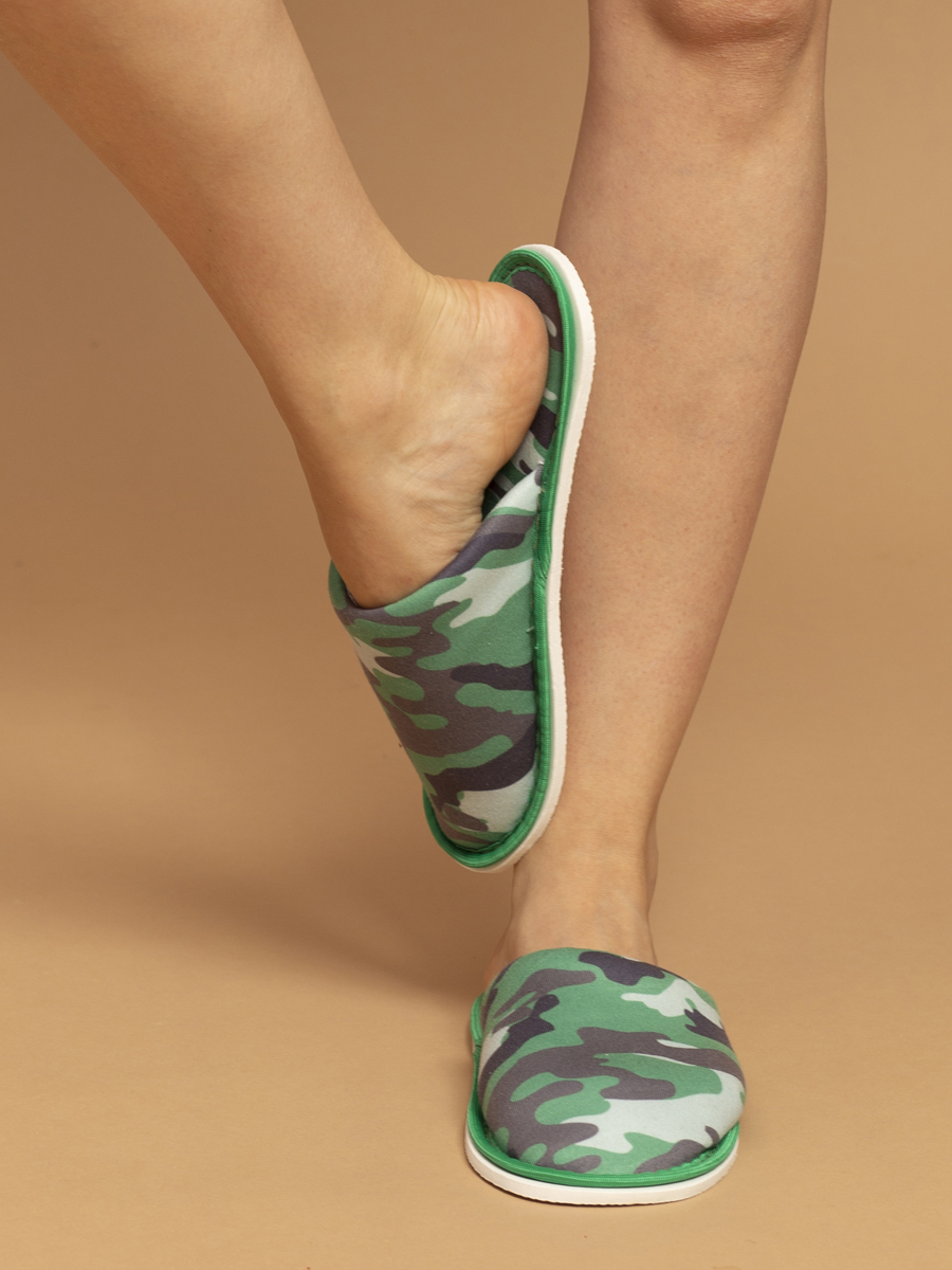 Тапочки IVShoes С-6ДСК(мл)-МР/камуфляж/зеленый - фото 5