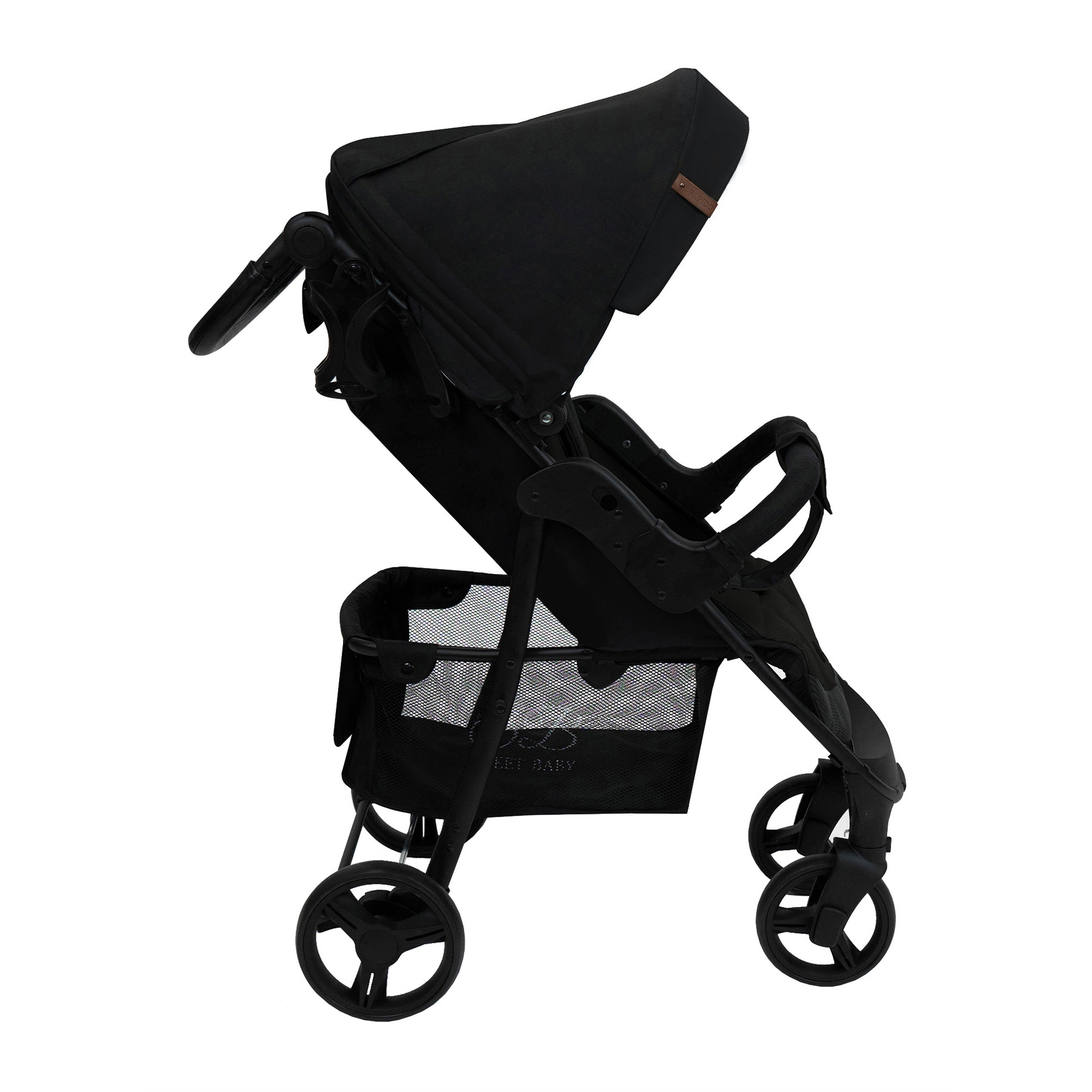 Коляска прогулочная Sweet Baby Rapido Black черный - фото 9