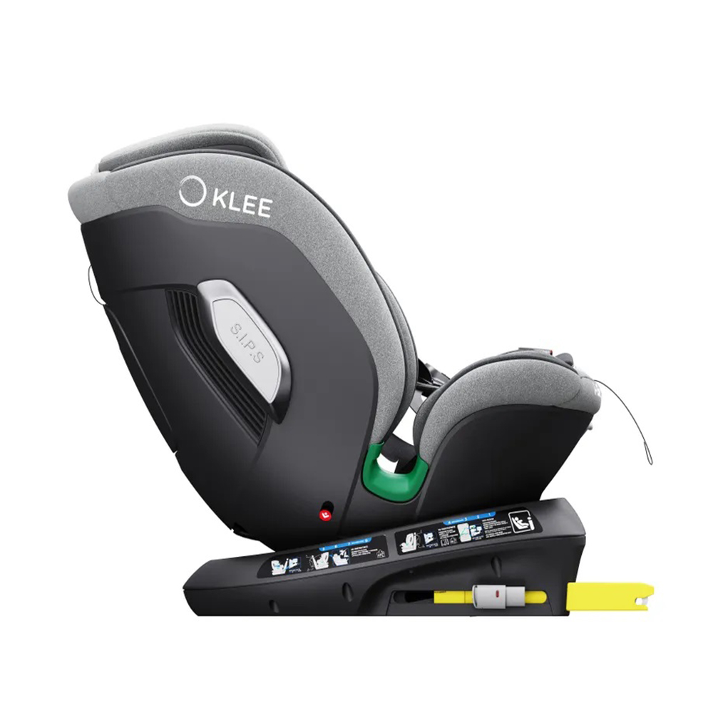 Автокресло KLEE Spark 360 i-Size Isofix 0+/1/2/3 (0-36 кг) серый - фото 4