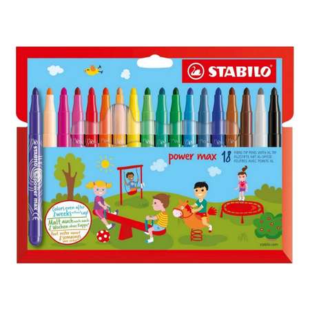 Фломастеры STABILO 18 цв.