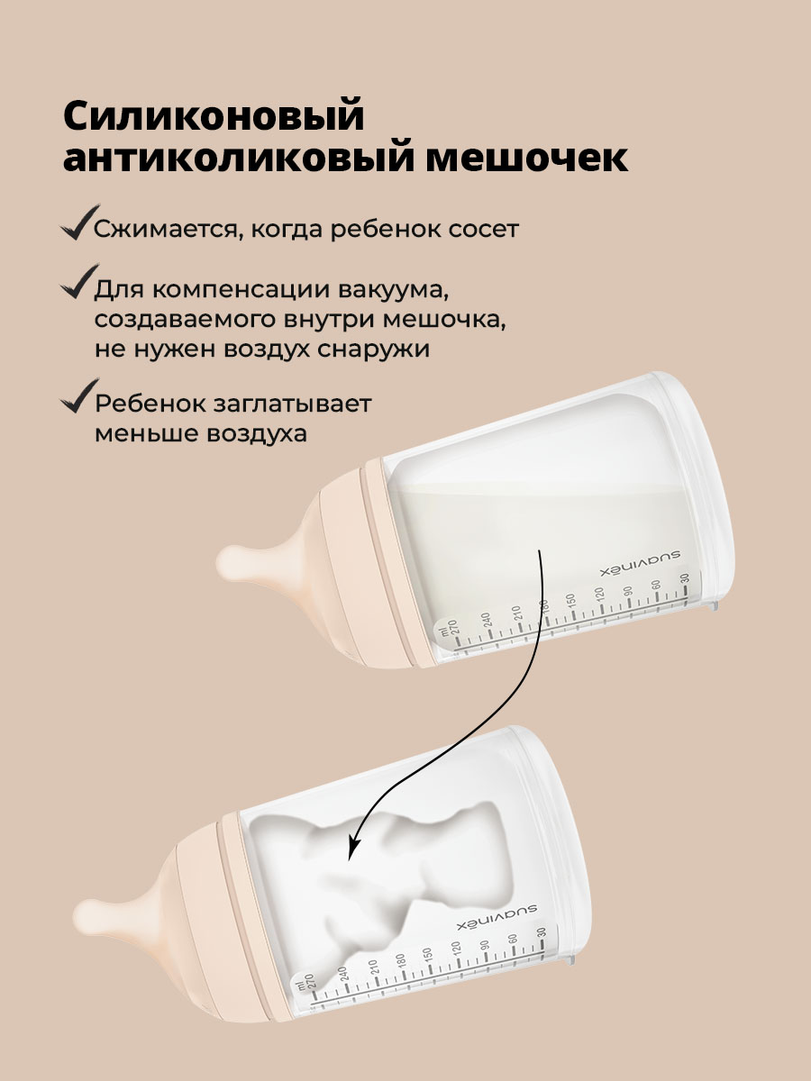 Бутылочка Suavinex 180 мл 1 шт. - фото 3