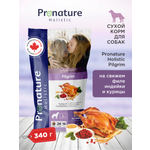 Корм для собак сухой Pronature Holistic Pilgrim на индейке с клюквой 340г