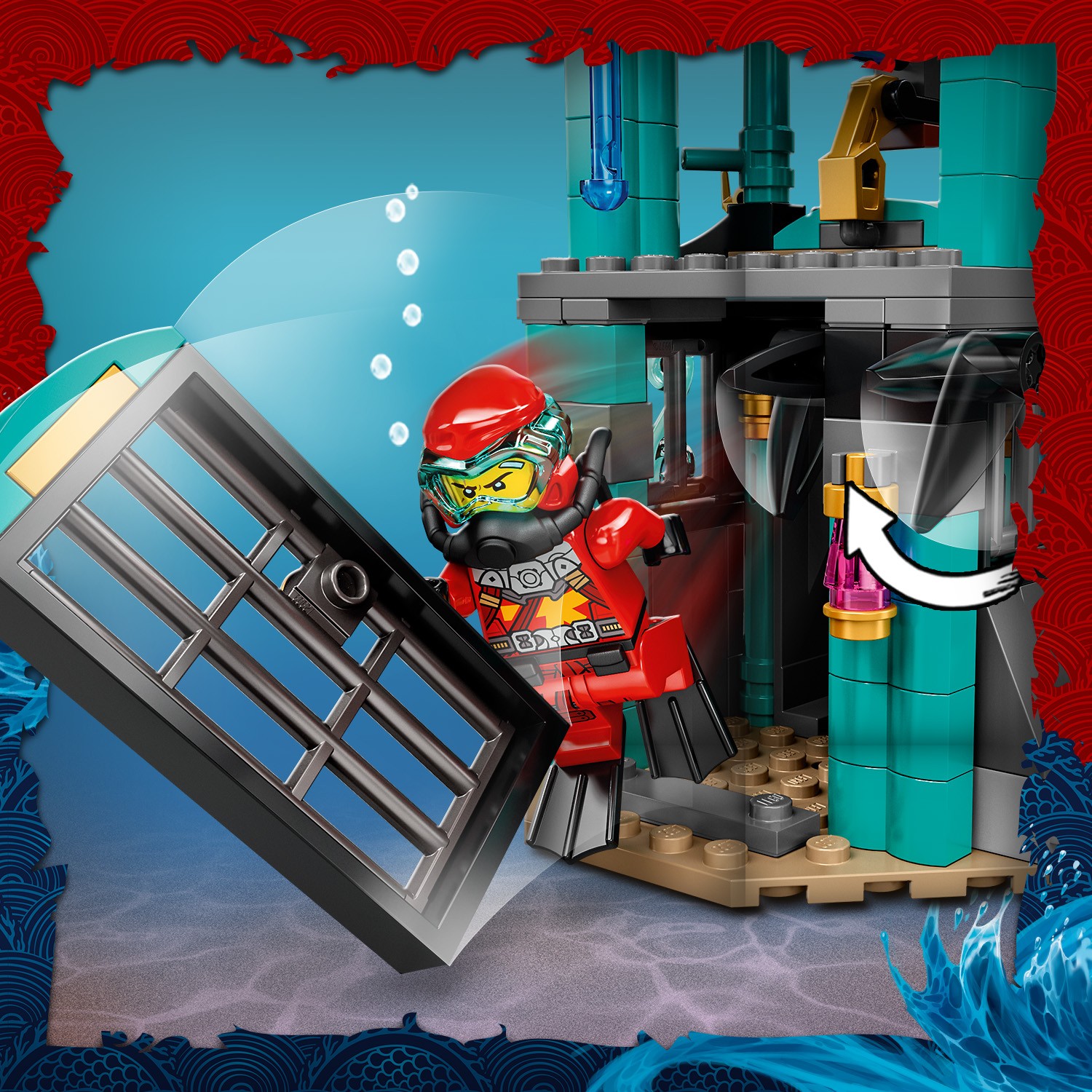 Конструктор LEGO NINJAGO Храм Бескрайнего моря блочный - фото 10