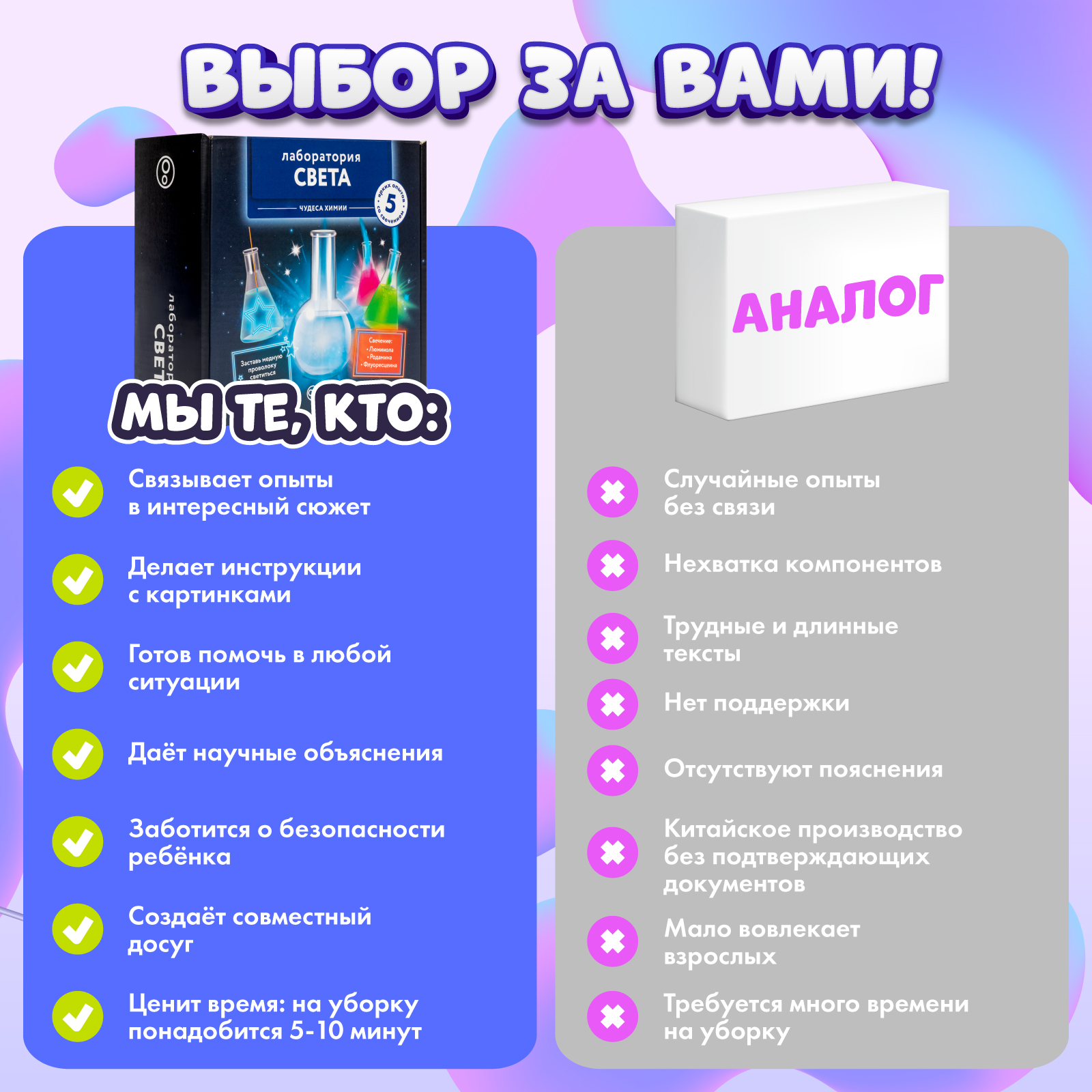 Набор для опытов WOW! HOW? Лаборатория света - фото 9