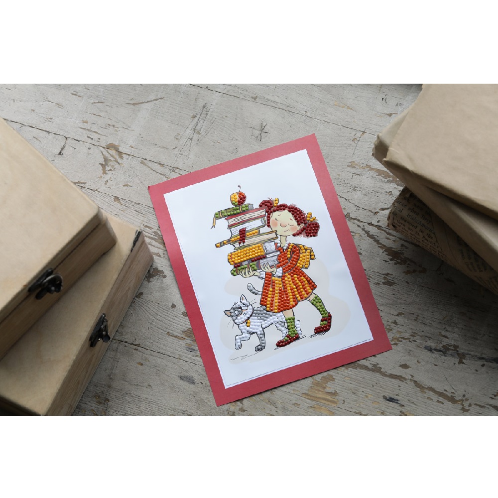 Алмазная мозаика Фрея Школьница - фото 3