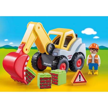 Конструктор Playmobil Экскаватор сборная игровая модель