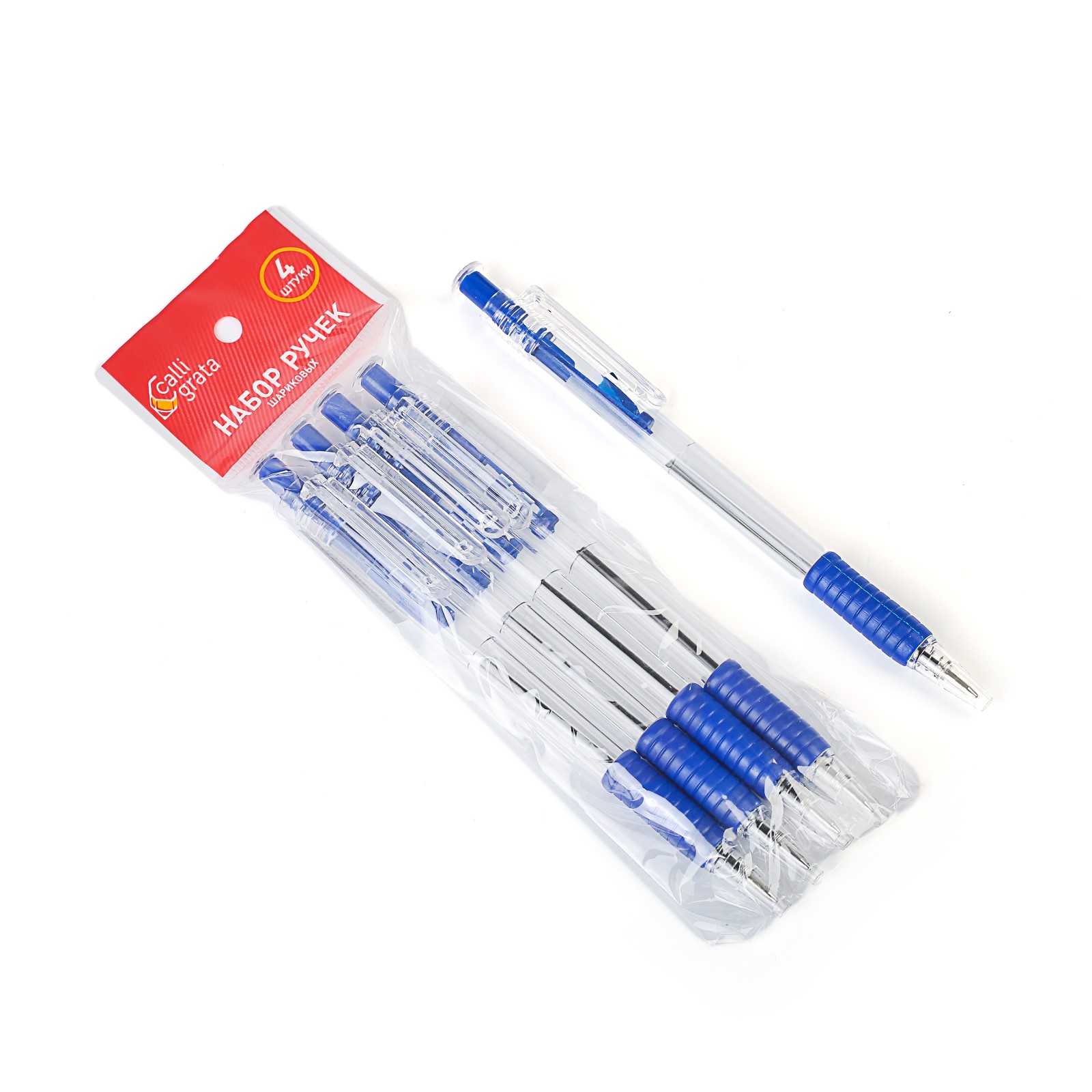 Ручка шариковая Calligrata 4 шт. - фото 1