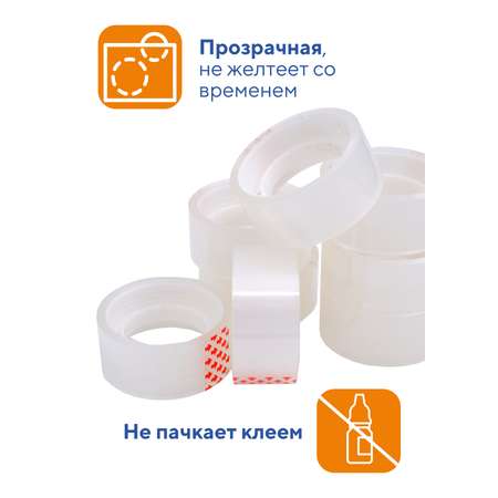 Узкий скотч WORKMATE прозрачный